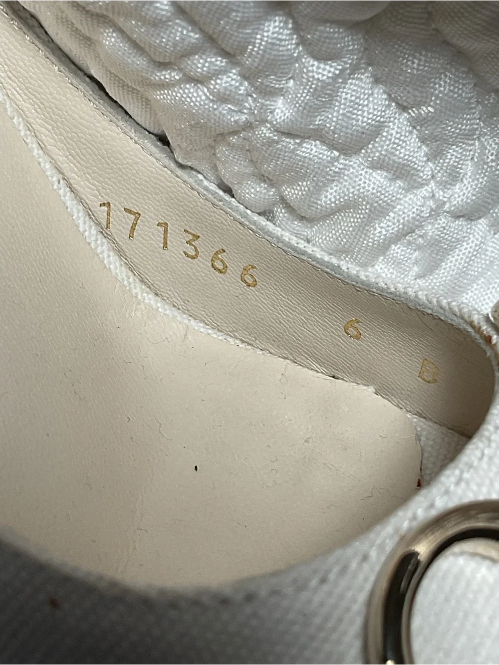 Gucci Horsebit Canvas Wedge with Embroidered Heels